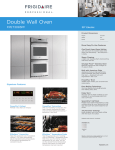 Frigidaire FPET3085PF Product Specifications Sheet