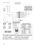 Frigidaire FHWC3040MS Wiring diagram