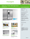 Frigidaire FGUS2647LF Product Specifications Sheet