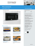 Frigidaire FGMV153CLB Product Specifications Sheet