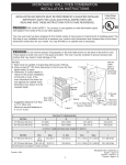 Frigidaire FGMC2765PB Installation Instructions