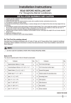 Frigidaire FFTA0833Q1 Installation Instructions