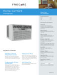 Frigidaire FFRA2922Q2 Product Specifications Sheet