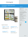 Frigidaire FFPS4533QM Product Specifications Sheet