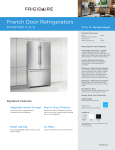 Frigidaire FFHN2740PE Product Specifications Sheet