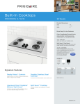 Frigidaire FFEC3605LB Product Specifications Sheet