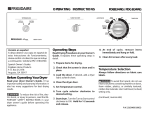 Frigidaire FDEB34RG User's Manual