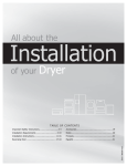 Frigidaire FARG1011MW Installation Instructions