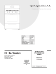 Frigidaire ELECTROLUX FGF348KSB User's Manual