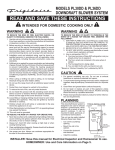 Frigidaire PL30DD User's Manual
