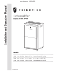 Frigidaire D25D User's Manual