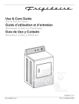 Frigidaire 137196900A User's Manual