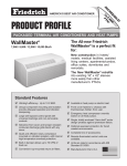 Friedrich WallMaster PACKAGED TERMINAL AIR CONDITIONERS AND HEAT PUMPS User's Manual