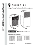 Friedrich VERT-I-PAK R410A User's Manual