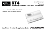 Friedrich RT4 User's Manual