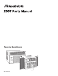 Friedrich Room Air Conditioners User's Manual