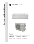 Friedrich MR09Y3H User's Manual