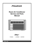 Friedrich ZQ05B10 User's Manual