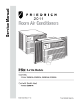 Friedrich EQ08M11 User's Manual