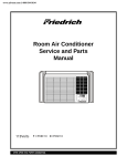 Friedrich CP06E10 User's Manual