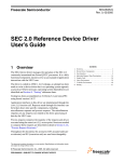 Freescale Semiconductor SEC2SWUG User's Manual