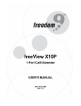 Freedom9 X10P User's Manual