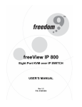 Freedom9 freeView IP 800 User's Manual