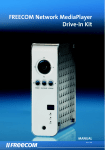 Freecom Technologies MediaPlayer Drive-In Kit User's Manual