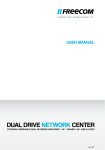 Freecom Technologies Dual Drive Network Center User's Manual