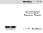 Franklin RF-128b User's Manual