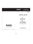 Franklin IC-119 User's Manual