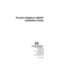 Foundry Networks 2402CF User's Manual