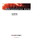 Fortinet Version 3.0 User's Manual