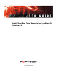 Fortinet IPSec VPN Version 4.1 User's Manual
