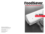 FoodSaver Vac1050 User's Manual