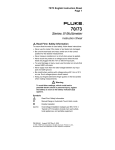 Fluke Impact Driver PN 650454 User's Manual