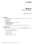 Fluke 65 User's Manual