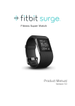 Fitbit Surge Product manual