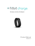 Fitbit Charge Product manual