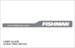 Fishman Aura Pro User's Manual