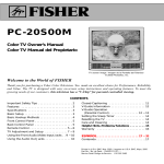 Fisher PC-20S00M User's Manual