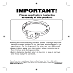 Fisher-Price J5970 Instruction Sheet