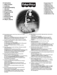Fisher-Price 74120 Instruction Sheet
