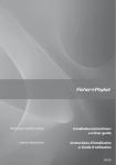 Fisher & Paykel WA4127G1 User's Manual