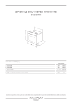 Fisher & Paykel OB24SDPX4 Installation Worksheet