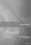 Fisher & Paykel NZ AU PAC SG User's Manual