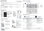 Fisher & Paykel DD24DTI7 Quick Start Guide
