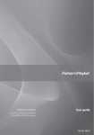 Fisher & Paykel CI754DTB User's Manual