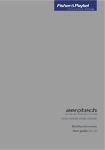 Fisher & Paykel Aerotech OS302 User's Manual