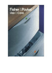 Fisher & Paykel 526984C User's Manual